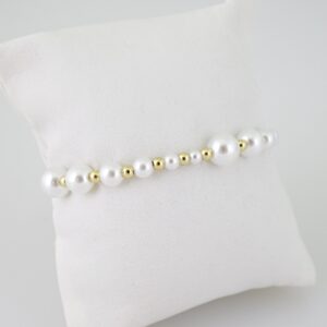B1532 Bracelet - Pulseras - Pearl - 14K Real Color