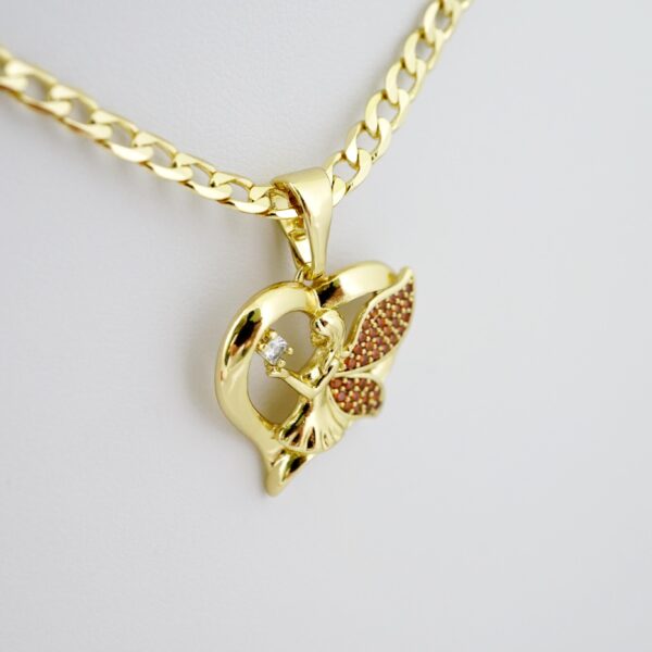 SET1716 Cadenas & Colgantes - Chain - Pendants - Zircon Stone - 14K Real Color - 3mmX45cm - Image 2