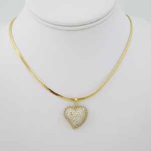 SET1718 Cadenas & Colgantes - Chain - Pendants - Zircon Stone - 14K Real Color - 3mmX50cm