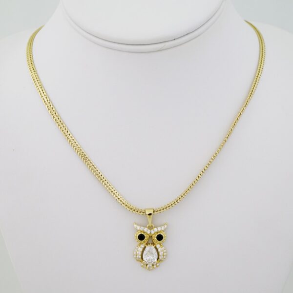 SET1722 Cadenas & Colgantes - Chain - Pendants - Zircon Stone - 14K Real Color - 3mmX50cm