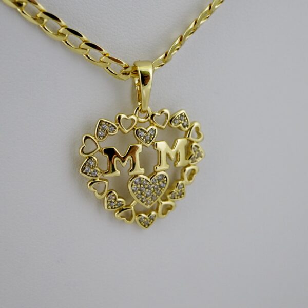 SET1724 Cadenas & Colgantes - Chain - Pendants - Zircon Stone - 14K Real Color - 3mmX45cm - Image 2