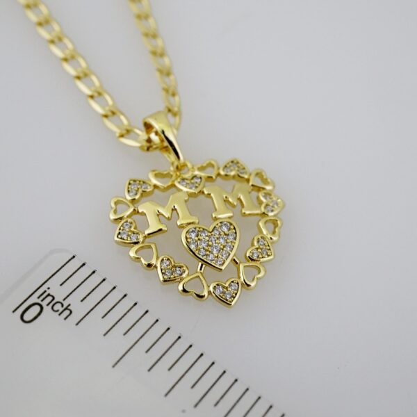 SET1724 Cadenas & Colgantes - Chain - Pendants - Zircon Stone - 14K Real Color - 3mmX45cm - Image 3