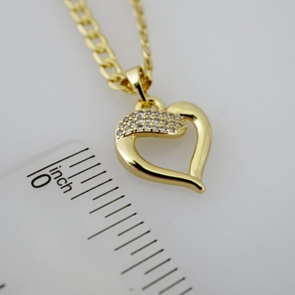 SET1725 Cadenas & Colgantes - Chain - Pendants - Zircon Stone - 14K Real Color - 3mmX45cm - Image 3