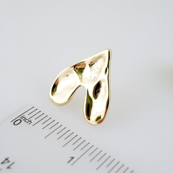 E2308 Earrings - Aretes - Zircon Stone - 14K Real Color - Image 3