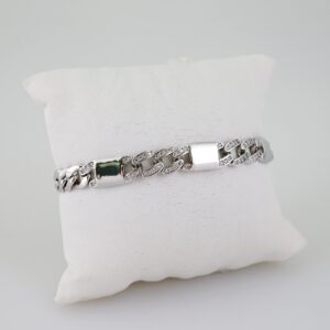 B1548 Bracelet - Pulseras - Zircon Stone - Silver Color