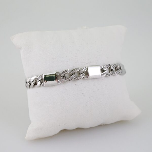 B1548 Bracelet - Pulseras - Zircon Stone - Silver Color