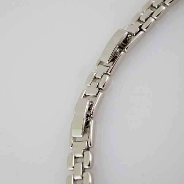 B1549 Bracelet - Pulseras - Zircon Stone - Silver Color - Image 3