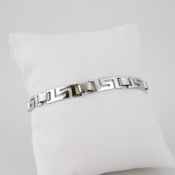 B1550 Bracelet - Pulseras - Zircon Stone - Silver Color
