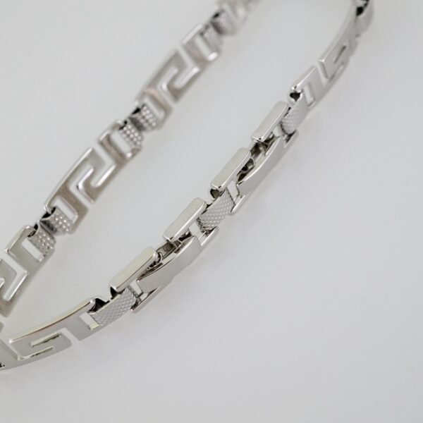 B1550 Bracelet - Pulseras - Zircon Stone - Silver Color - Image 3