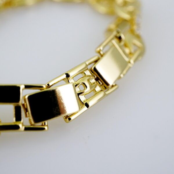 B1552 Bracelet - Pulseras - Zircon Stone - 14K Real Color - Image 3