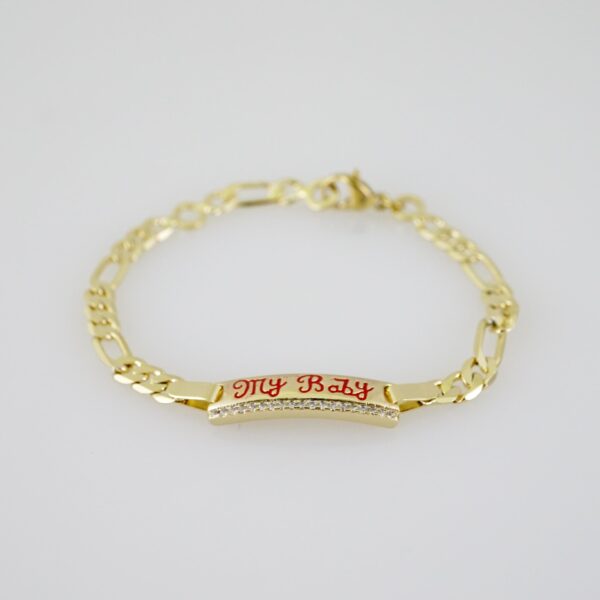 B1554 Bracelet - Pulseras - Zircon Stone - 14K Real Color - Image 2