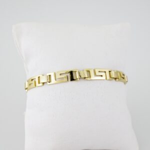 B1555 Bracelet - Pulseras - Plain - 14K Real Color