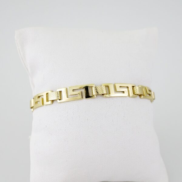 B1555 Bracelet - Pulseras - Plain - 14K Real Color