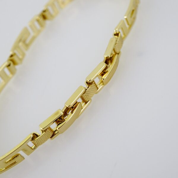 B1555 Bracelet - Pulseras - Plain - 14K Real Color - Image 3