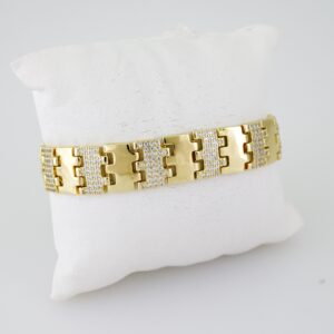 B1556 Bracelet - Pulseras - Zircon Stone - 14K Real Color