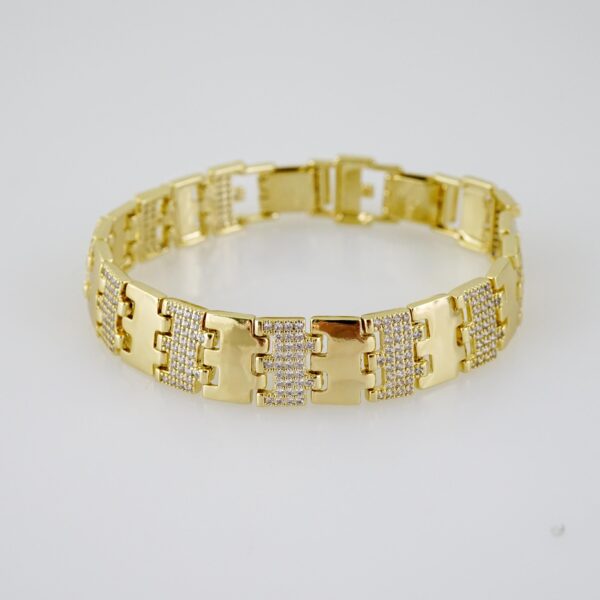 B1556 Bracelet - Pulseras - Zircon Stone - 14K Real Color - Image 2
