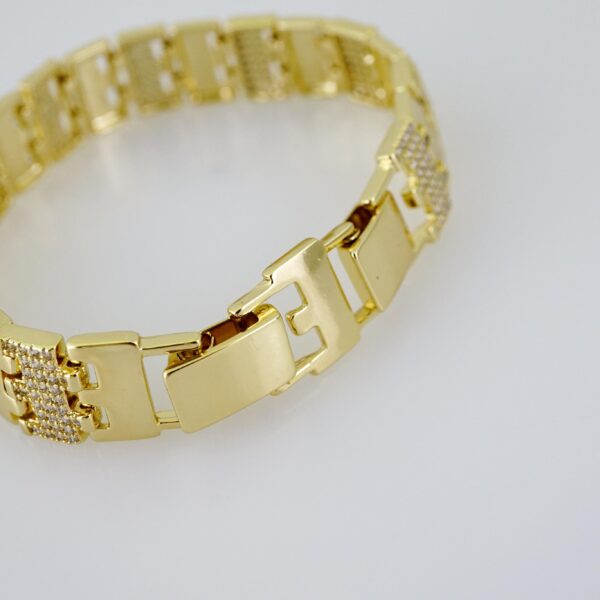 B1556 Bracelet - Pulseras - Zircon Stone - 14K Real Color - Image 3