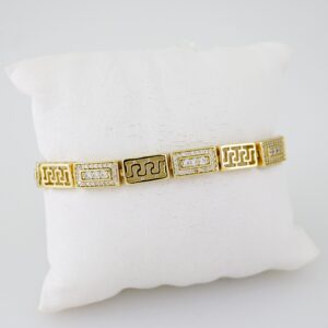 B1557 Bracelet - Pulseras - Zircon Stone - 14K Real Color