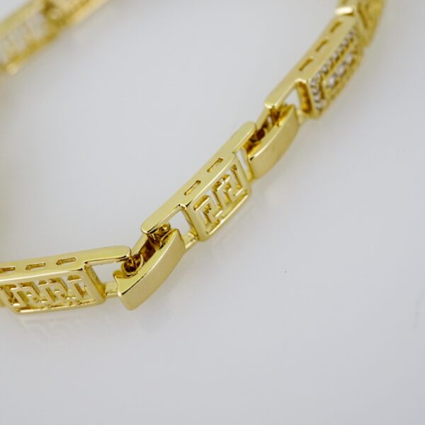 B1557 Bracelet - Pulseras - Zircon Stone - 14K Real Color - Image 3