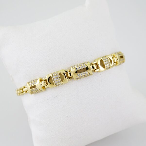 B1558 Bracelet - Pulseras - Zircon Stone - 14K Real Color