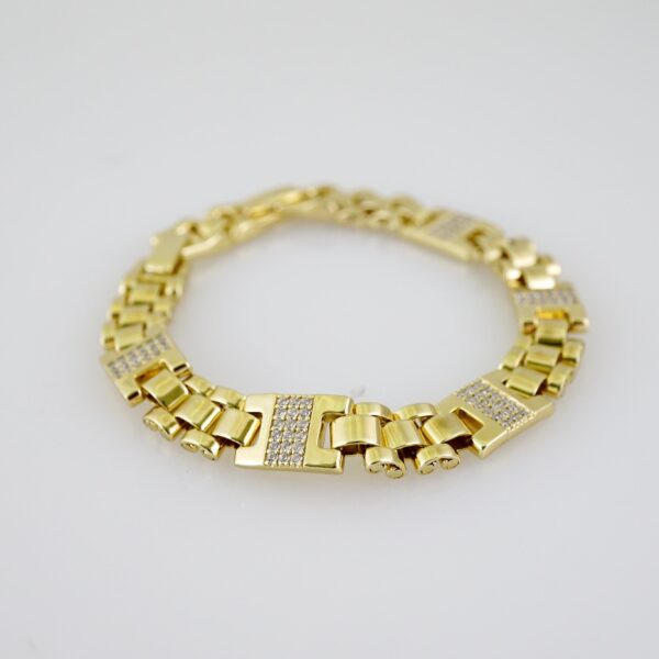 B1560 Bracelet - Pulseras - Zircon Stone - 14K Real Color - Image 2