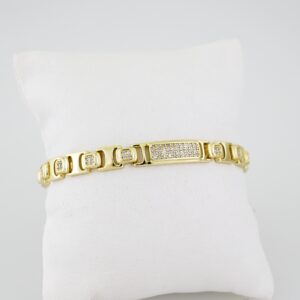 B1566 Bracelet - Pulseras - Zircon Stone - 14K Real Color
