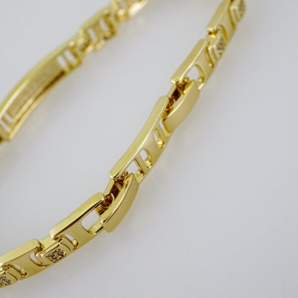 B1566 Bracelet - Pulseras - Zircon Stone - 14K Real Color - Image 3