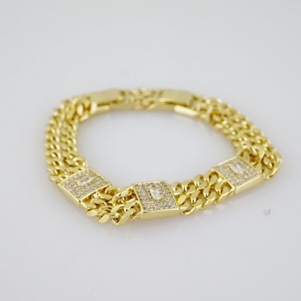 B1563 Bracelet - Pulseras - Zircon Stone - 14K Real Color - Image 2