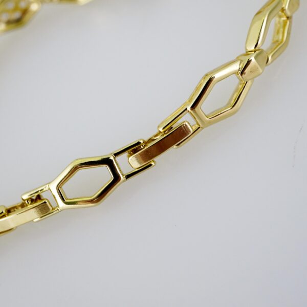 B1564 Bracelet - Pulseras - Zircon Stone - 14K Real Color - Image 3
