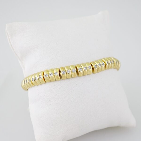 B1565 Bracelet - Pulseras - Zircon Stone - 14K Real Color