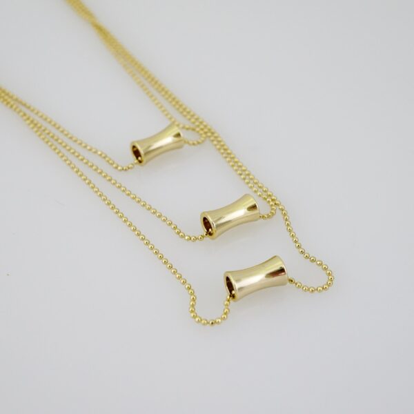 SET1739 Cadenas & Colgantes - Chain - Pendants - Zircon Stone - 14K Real Color - Image 3