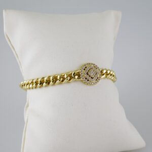 B1567 Bracelet - Pulseras - Zircon Stone - 14K Real Color