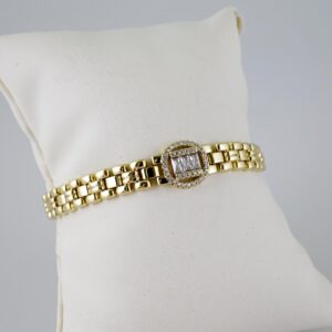 B1568 Bracelet - Pulseras - Zircon Stone - 14K Real Color