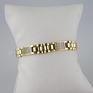 B1573 Bracelet - Pulseras - Zircon Stone - 14K Real Color