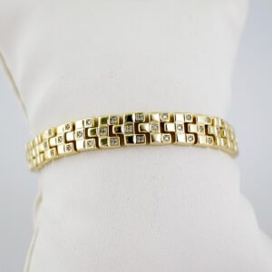 B1578 Bracelet - Pulseras - Zircon Stone - 14K Real Color