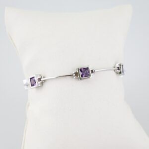 B1583 Earrings - Aretes - Zircon Stone - Silver Color