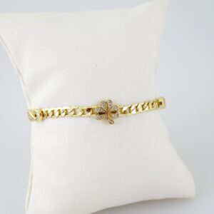 B1596 Bracelet - Pulseras - Zircon Stone - 14K Real Color