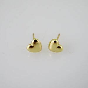 E2424 Earrings - Aretes - Plain - 14K Real Color