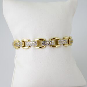 B1606 Bracelet - Pulseras - Zircon Stone - 14K Real Color