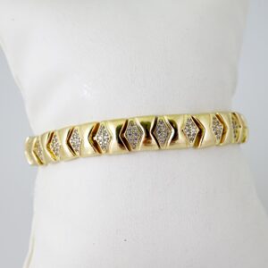 B1607 Bracelet - Pulseras - Zircon Stone - 14K Real Color