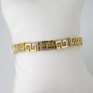 B1609 Bracelet - Pulseras - Zircon Stone - 14K Real Color