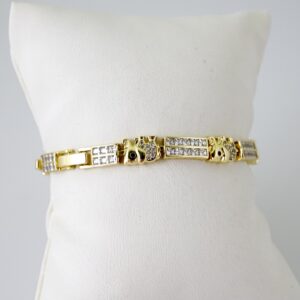 B1612 Bracelet - Pulseras - Zircon Stone - 14K Real Color