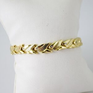 B1613 Bracelet - Pulseras - Plain - 14K Real Color
