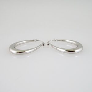 E2493 Earrings - Aretes - Zircon Stone - Silver Color