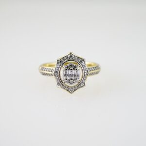 R772 RING - ANILLO - Zircon Stone - 14K Real Color