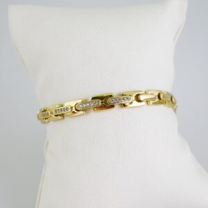 B1619 Bracelet - Pulseras - Zircon Stone - 14K Real Color