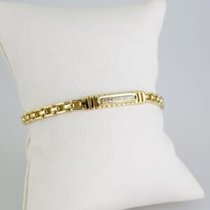 B1623 Bracelet - Pulseras - Zircon Stone - 14K Real Color
