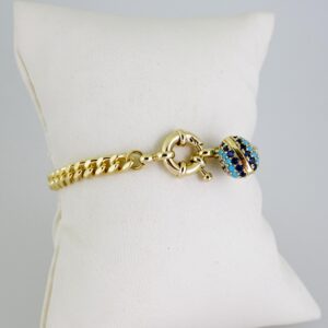B1625 Bracelet - Pulseras - Zircon Stone - 14K Real Color