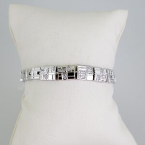 B1631 Bracelet - Pulseras - Zircon Stone - Silver Color