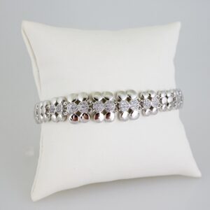 B1633 Bracelet - Pulseras - Zircon Stone - Silver Color